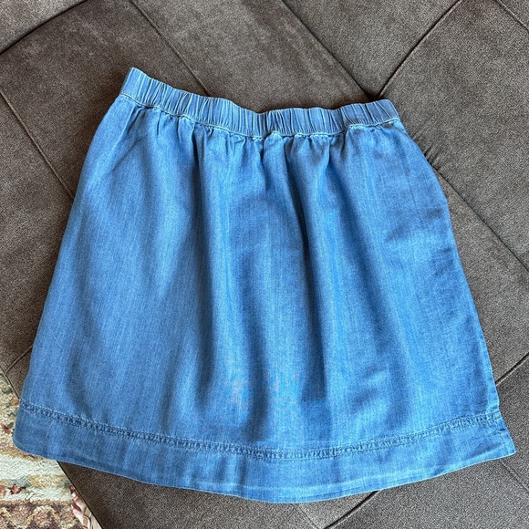 Denim Mini Skirt Size 10 - Picture 2 of 10